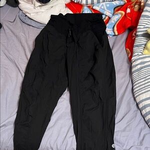 Black lululemon dance studio joggers